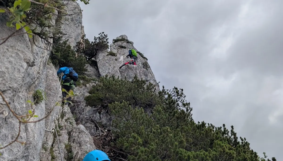 KS Einführungskurs II_2_KS S'Schustagangl_Im Steig_ | © DAV Gangkofen/Martin Götz_KS Einführungskurs II_2_KS S'Schustagangl_Im Steig