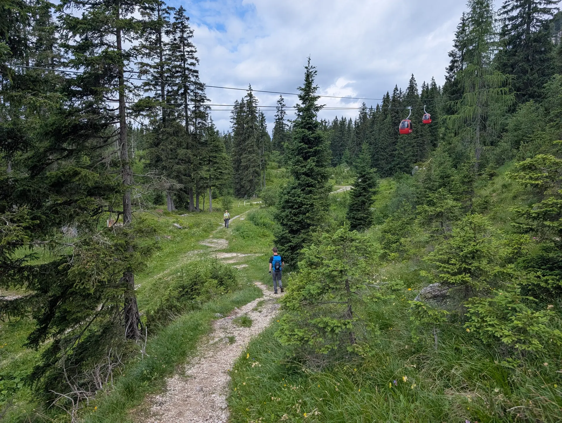 KS Einführungskurs II_2_Abstieg_Normalweg_Abschnitt unter der Seilbahn_ | © DAV Gangkofen/Martin Götz_KS Einführungskurs II_2_Abstieg_Normalweg_Abschnitt unter der Seilbahn