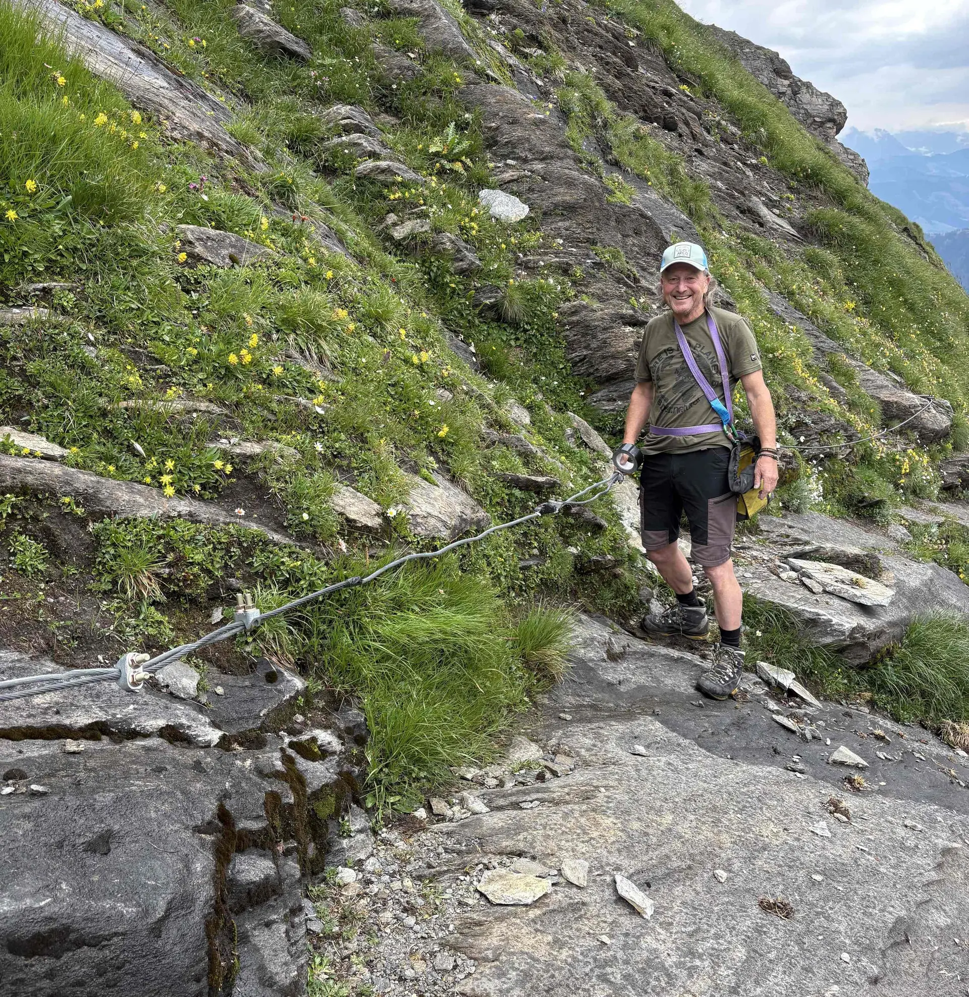 © (DAV Gangkofen) Umweltbaustelle Gleiwitzer Hütte, Reparatur Seilsicherung