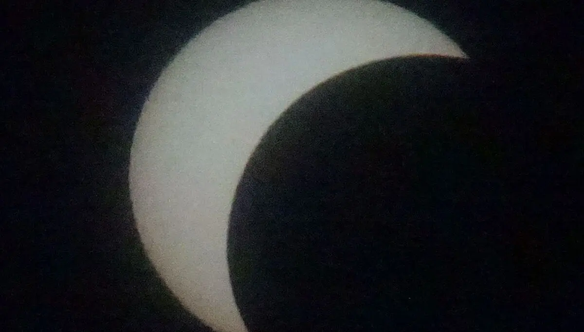 © DAV Gangkofen Sonnenfinsternis am Kletterturm