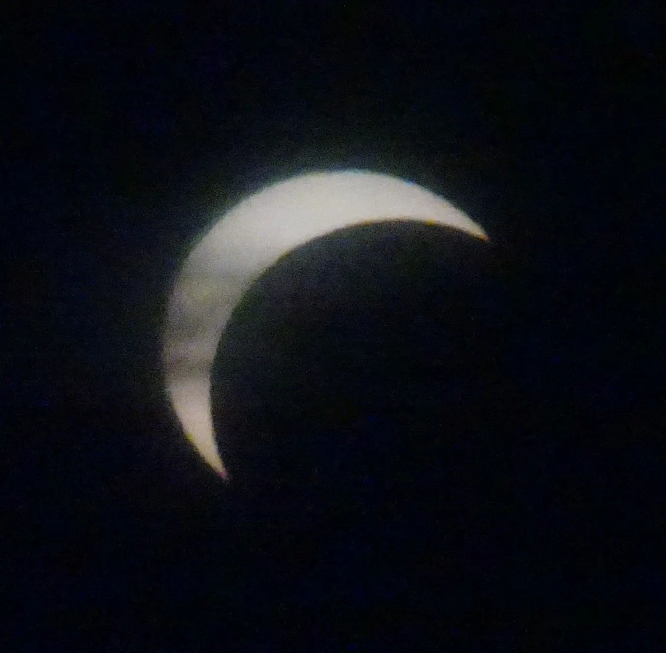 © DAV Gangkofen Sonnenfinsternis am Kletterturm
