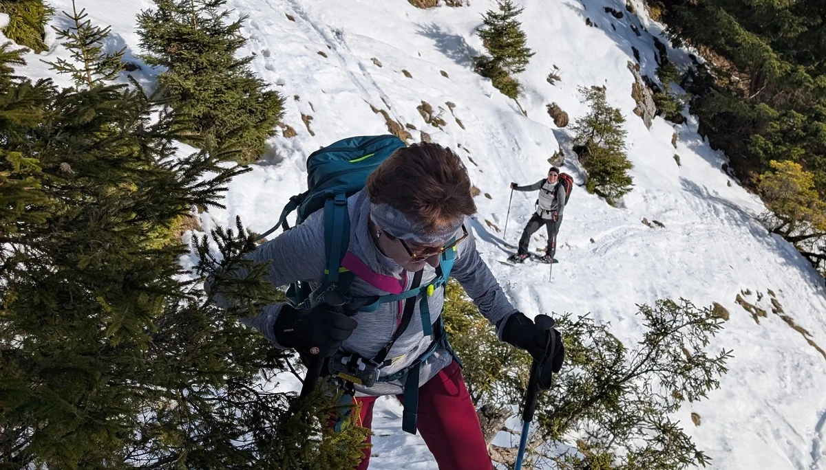 SSW Wildalpjoch | © DAV Gangkofen/Martin Götz - SSW Wildalpjoch - Im Steilhang