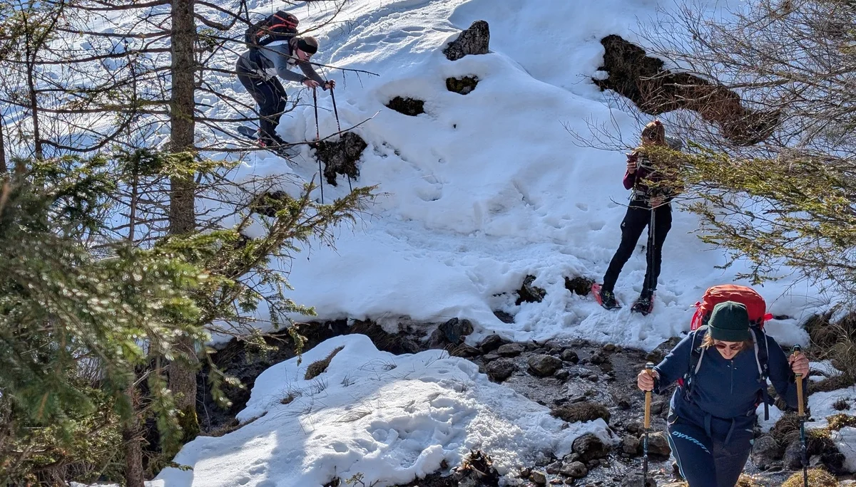 SSW Wildalpjoch | © DAV Gangkofen/Martin Götz - SSW Wildalpjoch - Bachquerung