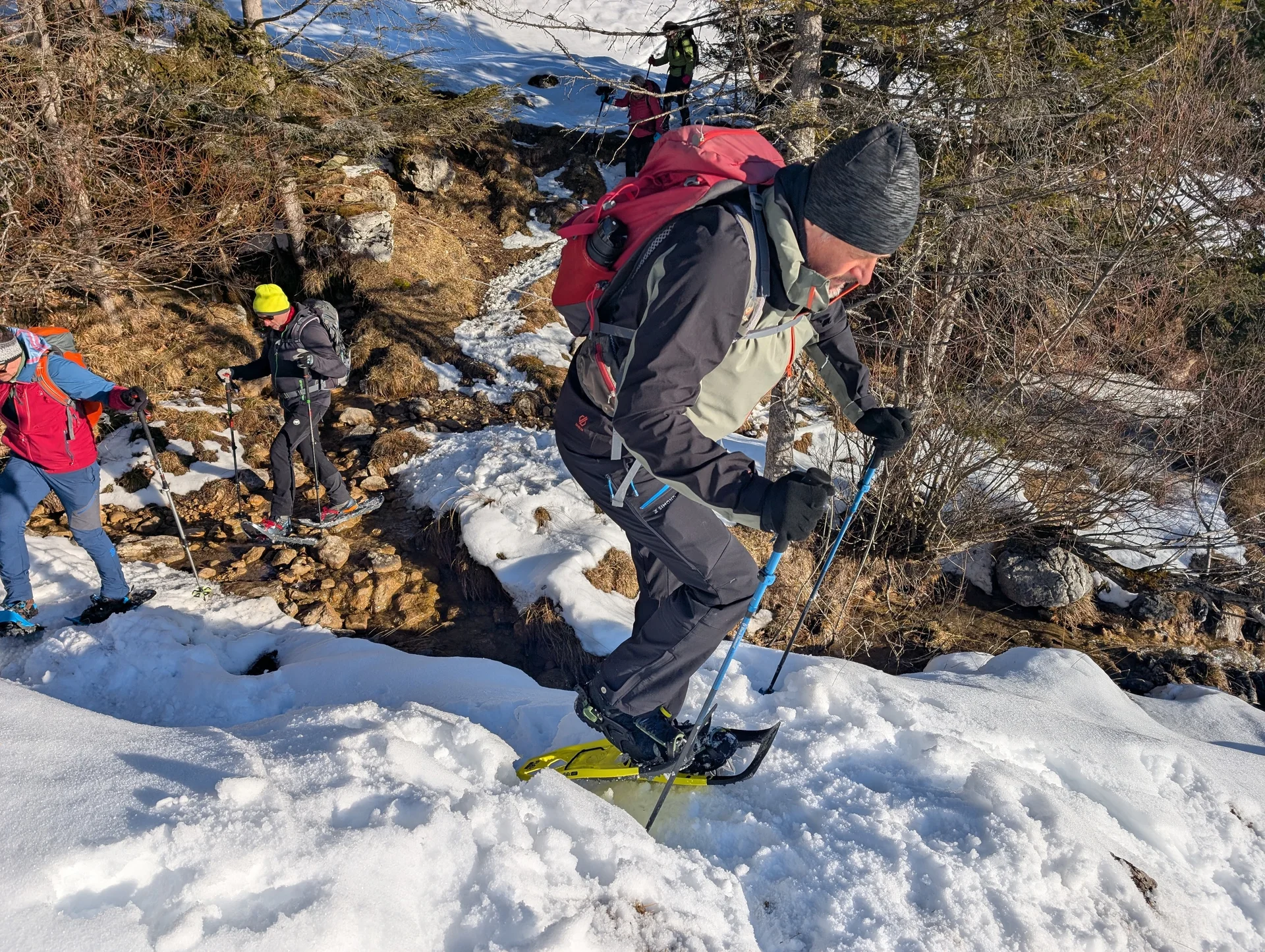 SSW Wildalpjoch II | © DAV Gangkofen/Martin Götz - SSW Wildalpjoch II - Bachquerung
