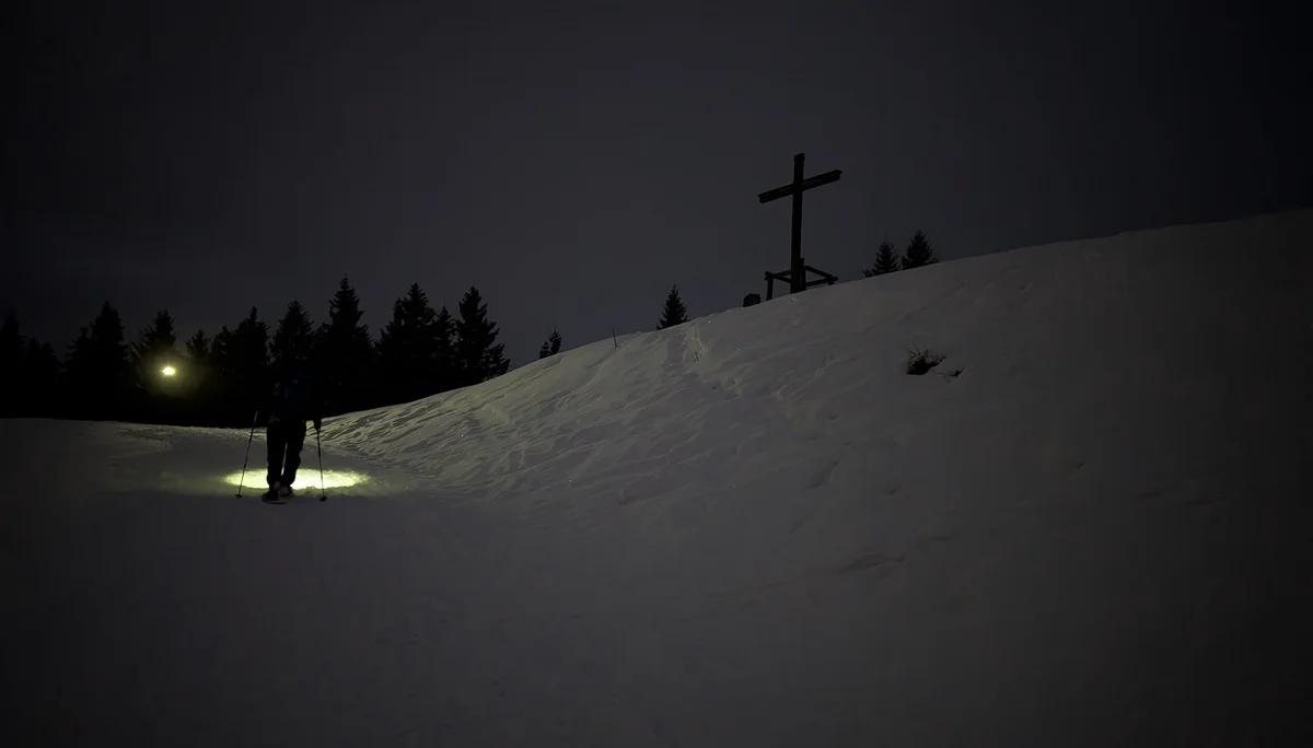 SSW Unternberg (Abendtour) | © DAV Gangkofen/Martin Götz - SSW Unternberg (Abendtour) - Auf Höhe Bergwachthütte
