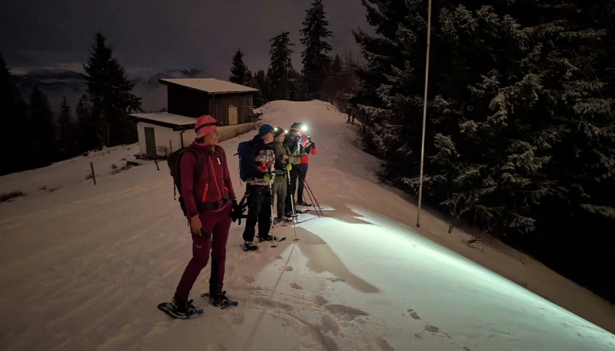 SSW Unternberg (Abendtour) | © DAV Gangkofen/Martin Götz - SSW Unternberg (Abendtour) - Blick hinab auf Ruhpolding