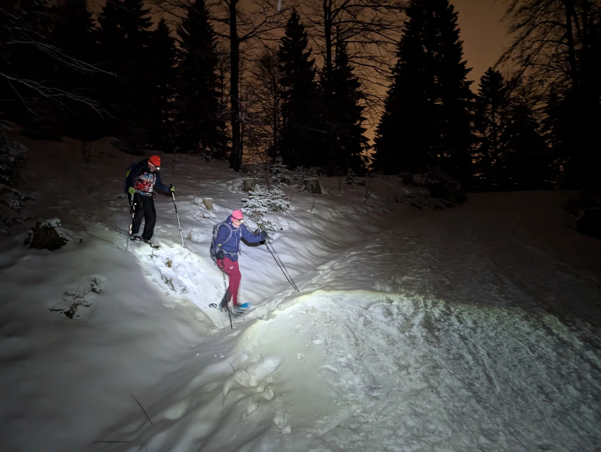 SSW Unternberg (Abendtour) | © DAV Gangkofen/Martin Götz - SSW Unternberg (Abendtour) - Im Abstieg - zurück auf dem Wanderweg
