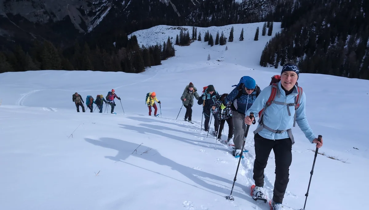 SSW Kühkranz | © DAV Gangkofen/Martin Götz - Aufstieg über Buckel I