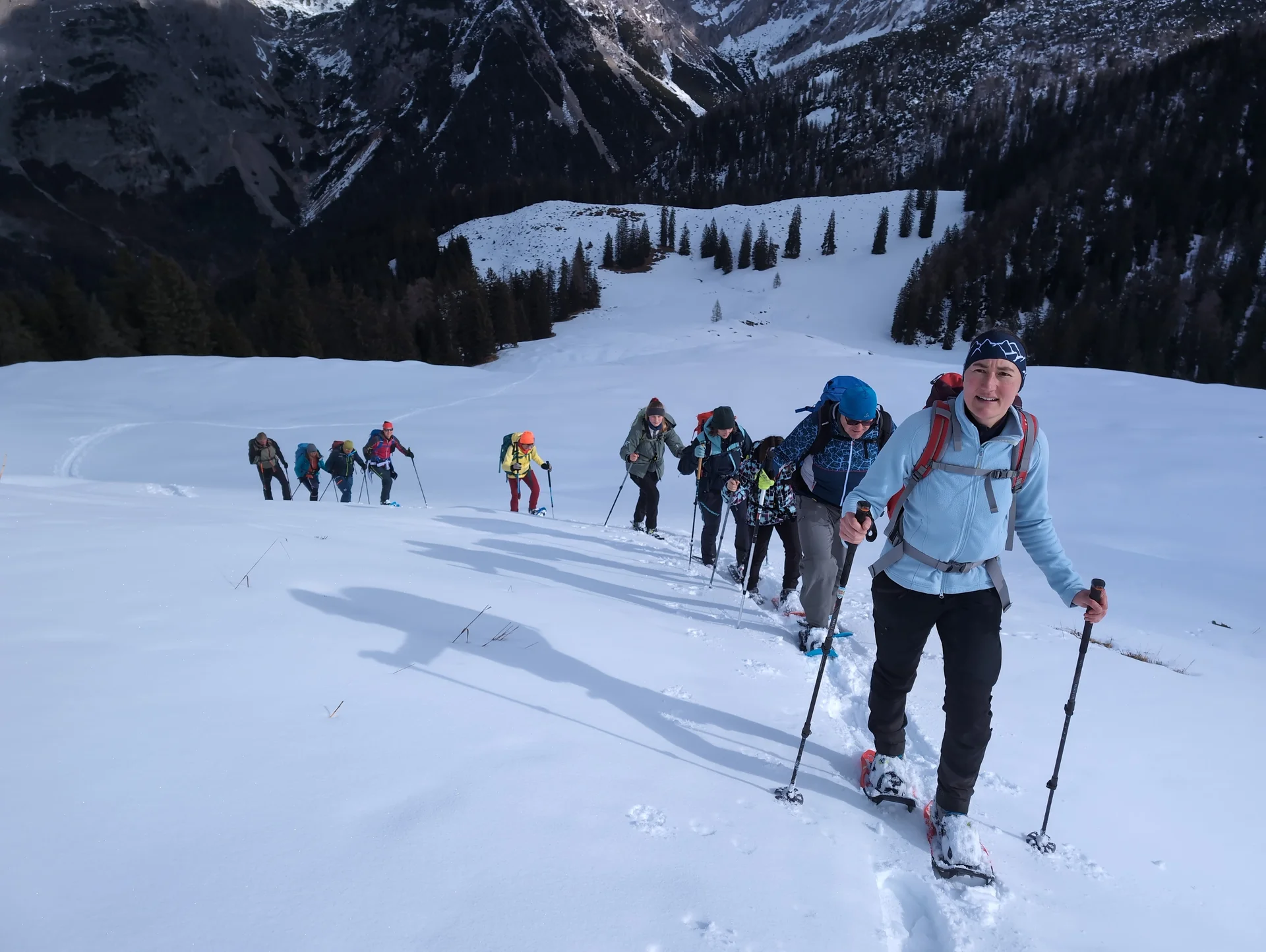 SSW Kühkranz | © DAV Gangkofen/Martin Götz - Aufstieg über Buckel I