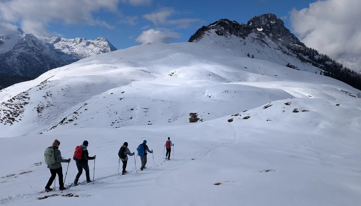 SSW Kühkranz | © DAV Gangkofen/Martin Götz - Aufstieg über Buckel II 