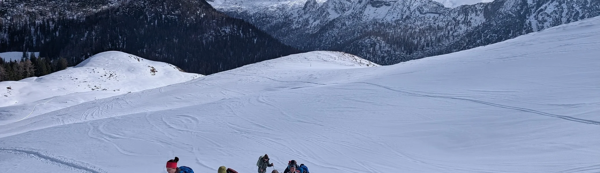 SSW Kühkranz | © DAV Gangkofen/Martin Götz - Aufstieg über Buckel III