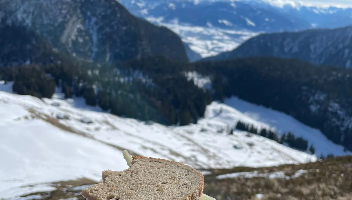 SSW Kühkranz | © DAV Gangkofen/Melanie Loher - Pause unterhalb des Gipfels