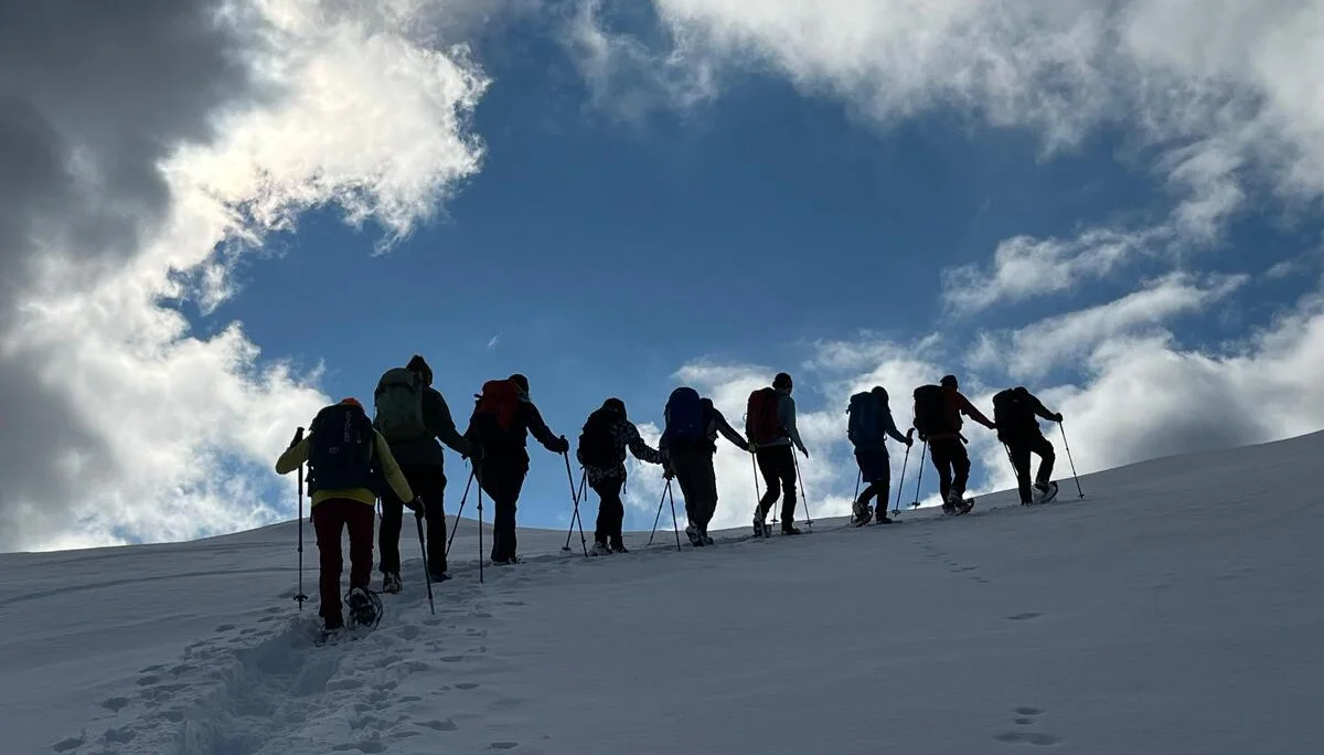 SSW Kühkranz | © DAV Gangkofen/Thomas Loher - Aufstieg über Buckel IV