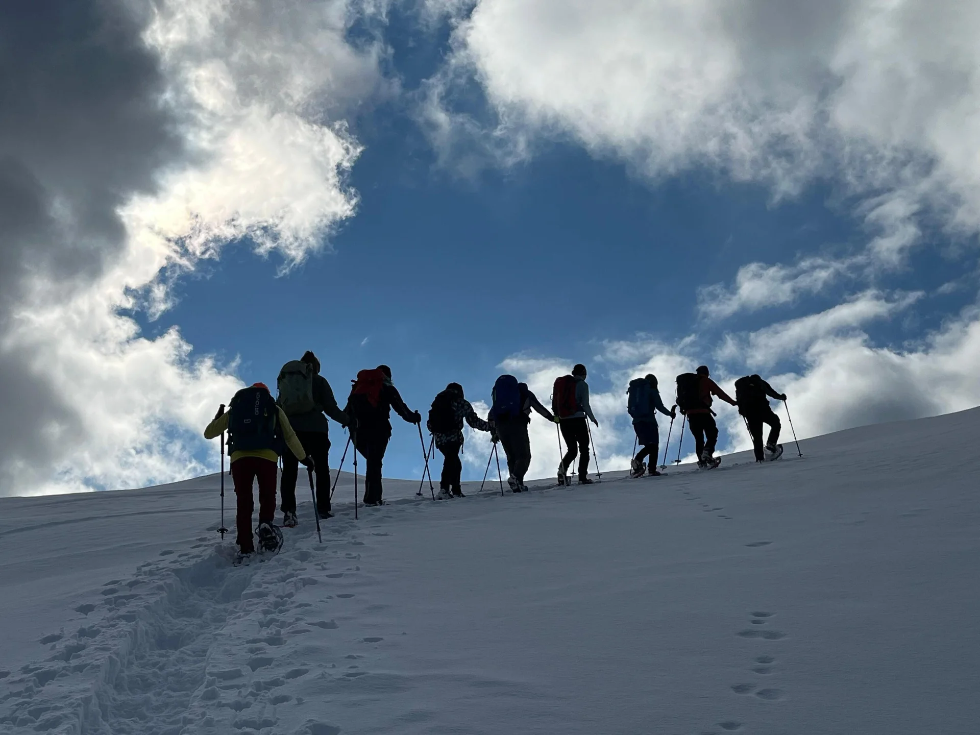 SSW Kühkranz | © DAV Gangkofen/Thomas Loher - Aufstieg über Buckel IV