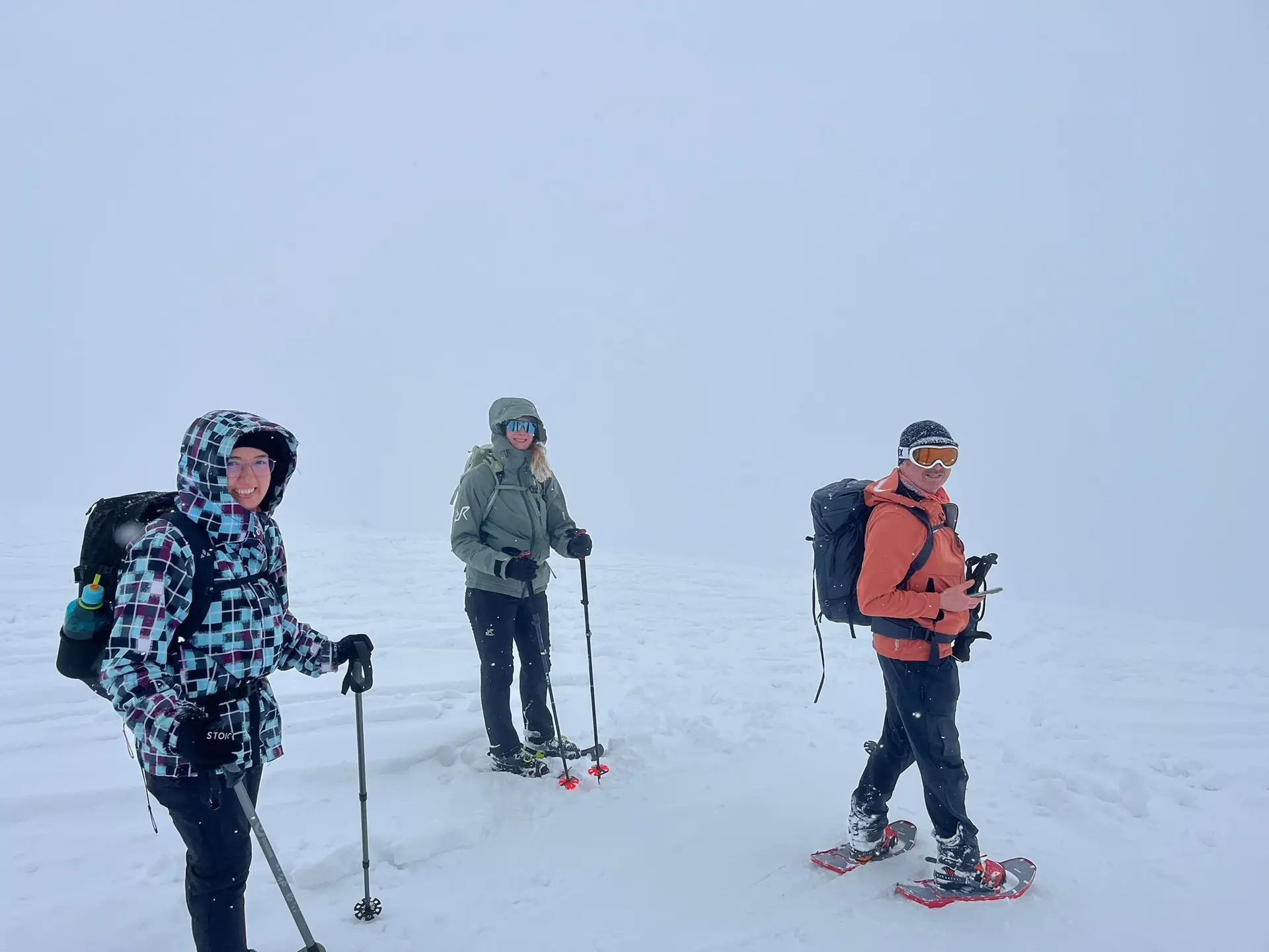 SSW Trattberg | © DAV Gangkofen/Veronika Mandl_SSW Trattberg_Im Abstieg_Mit Skibrille