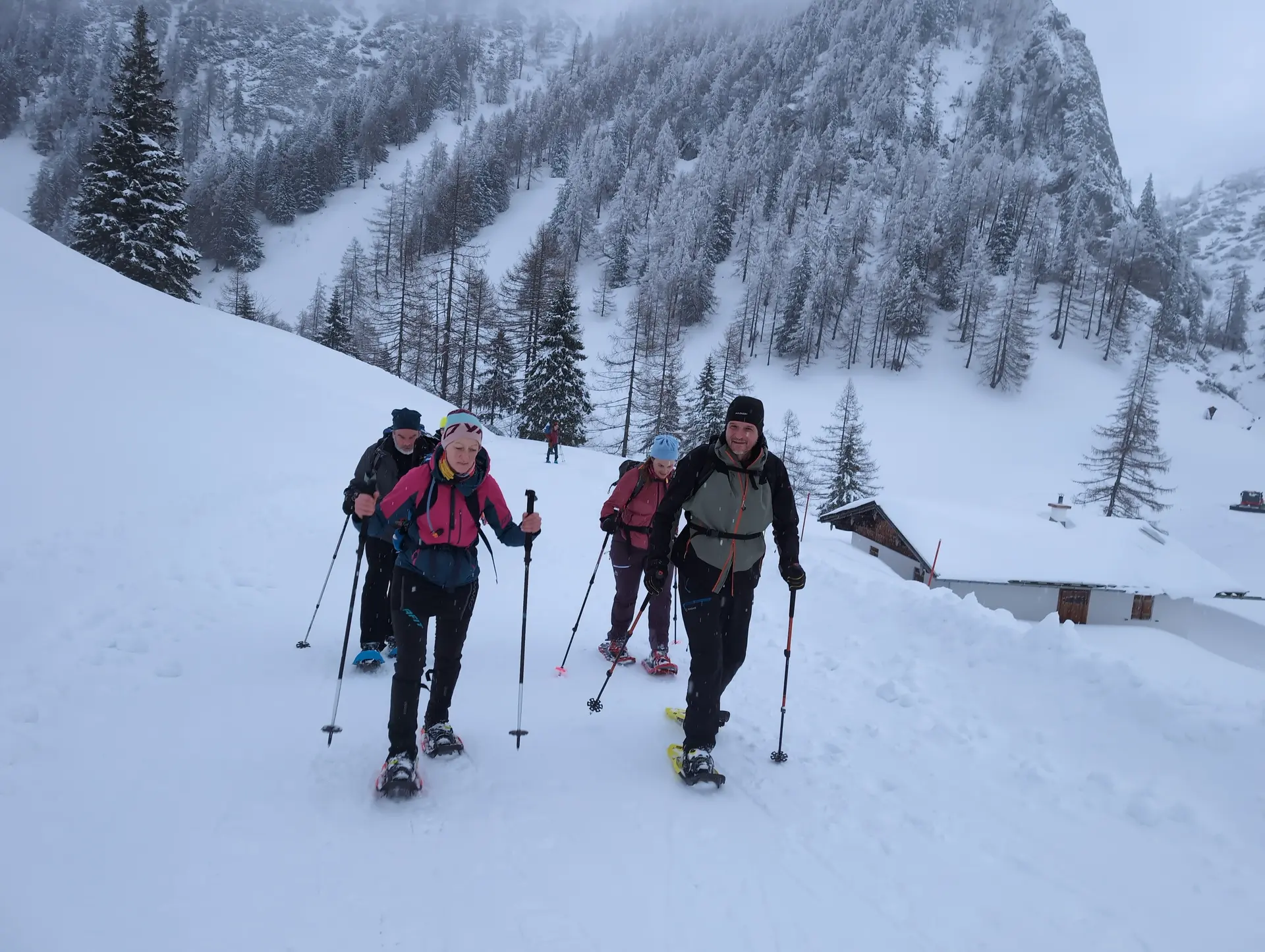 SSW Stahlhaus Vollmondtour | © DAV Gangkofen/Martin Götz_SSW Stahlhaus Vollmondtour_Aufstieg_Vorbei am Mitterkaser