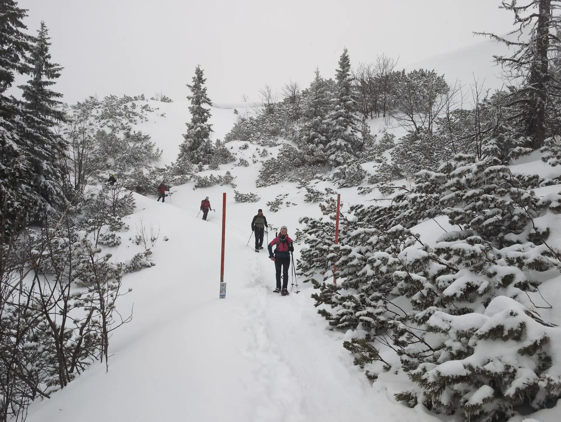 SSW Stahlhaus Vollmondtour | © DAV Gangkofen/Martin Götz_SSW Stahlhaus Vollmondtour_Übergang zum Stahlhaus