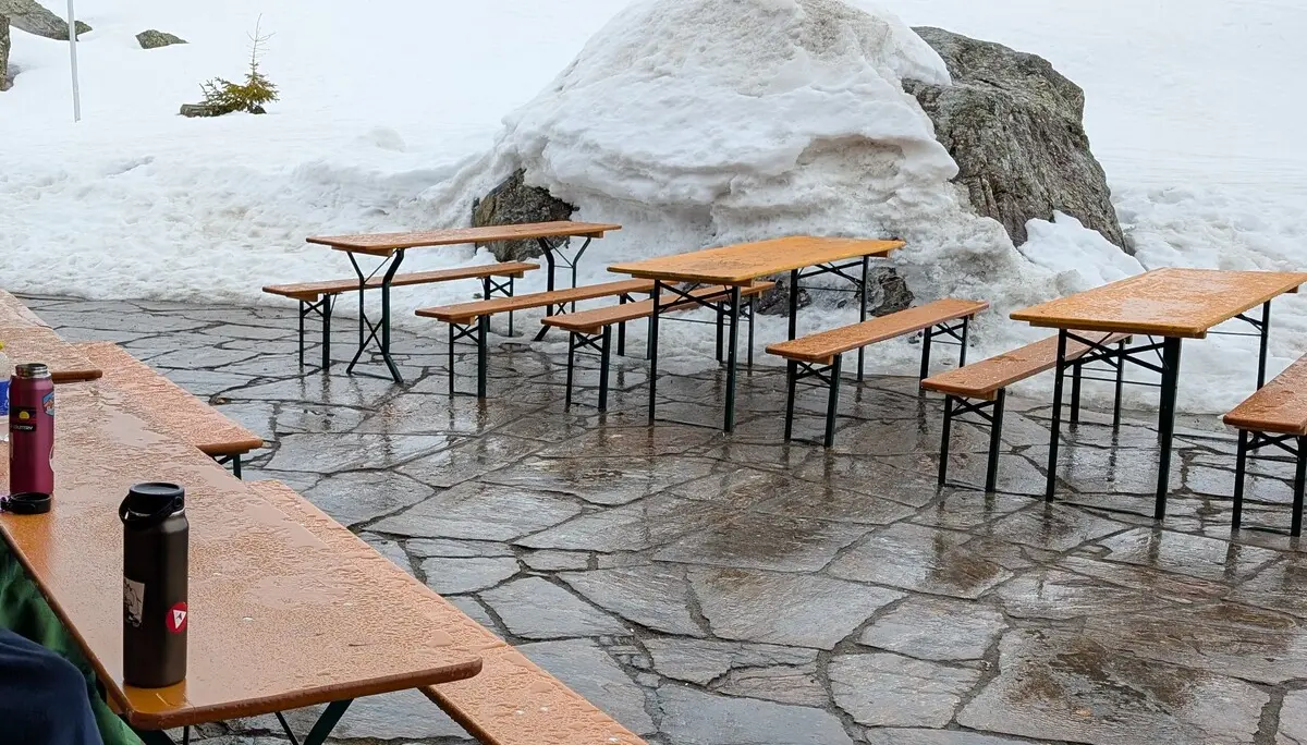 1. Tag_Regen am Nachmittag | © DAV Gangkofen/Martin Götz_SSW Jamtalhütte_1. Tag_Regen am Nachmittag