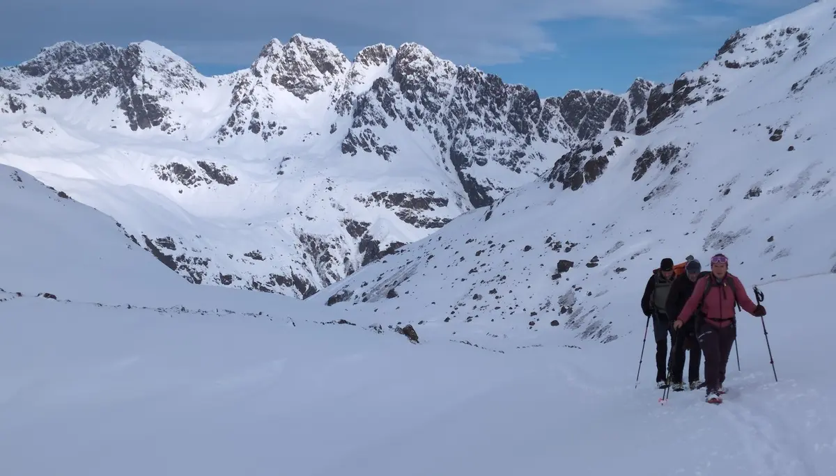 2. Tag_Im Aufstieg | © DAV Gangkofen/Martin Götz_SSW Jamtalhütte_2. Tag_Im Aufstieg