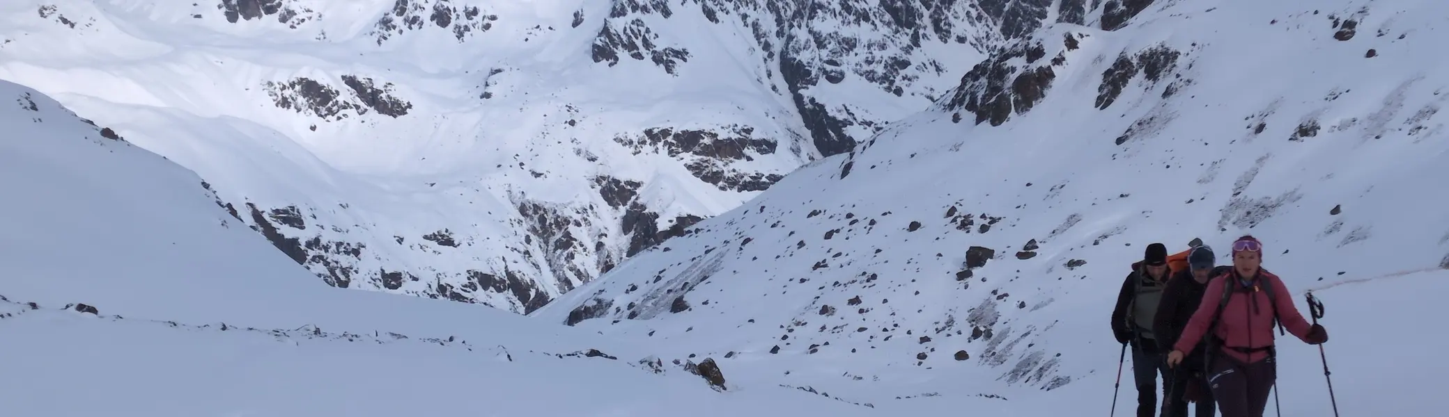 2. Tag_Im Aufstieg | © DAV Gangkofen/Martin Götz_SSW Jamtalhütte_2. Tag_Im Aufstieg