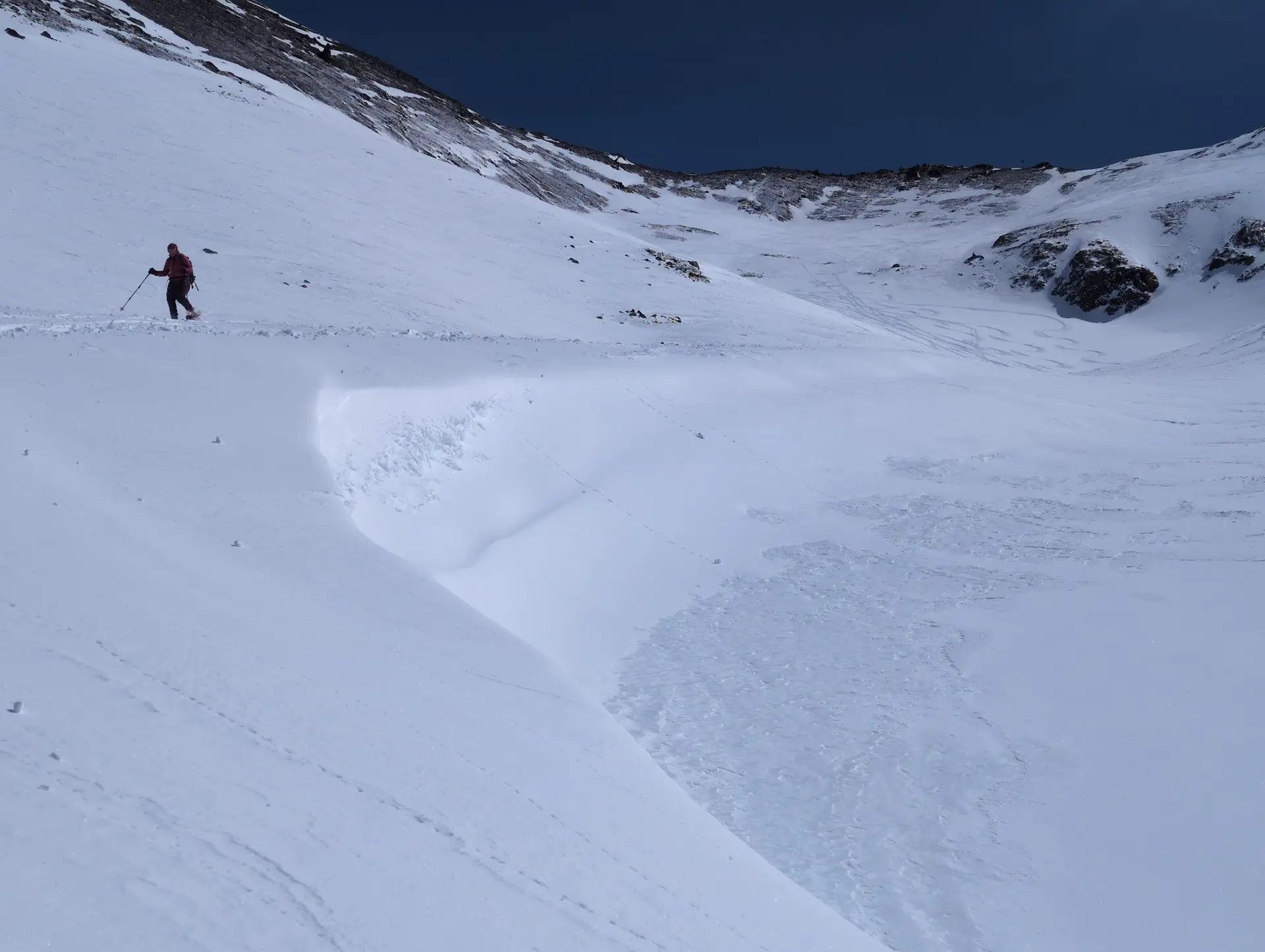 2. Tag_Abstieg vom Joch | © DAV Gangkofen/Martin Götz_SSW Jamtalhütte_2. Tag_Abstieg vom Joch