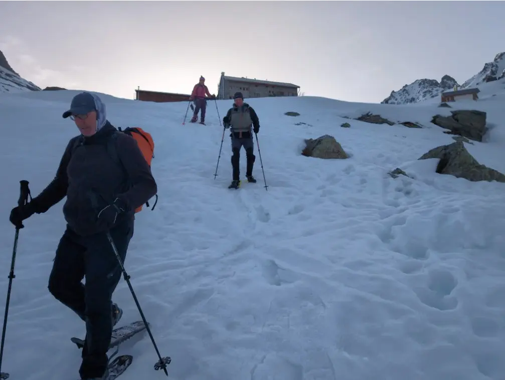 3. Tag_Abstieg_Direkt unter der Hütte | © DAV Gangkofen/Martin Götz_SSW Jamtalhütte_3. Tag_Abstieg_Direkt unter der Hütte