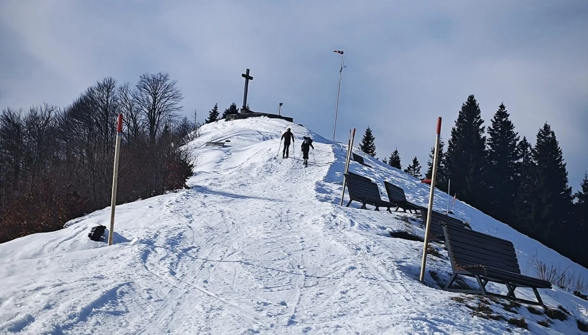 © (DAV Gangkofen) die letzten Meter zum Gipfel