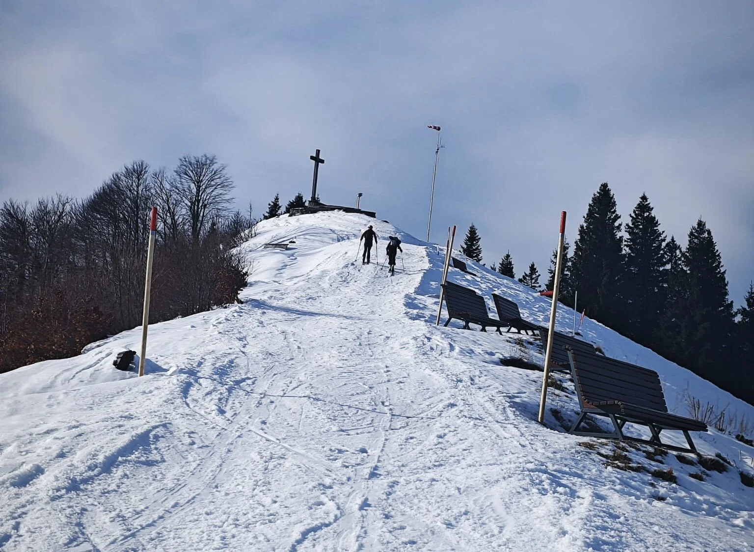 © (DAV Gangkofen) die letzten Meter zum Gipfel