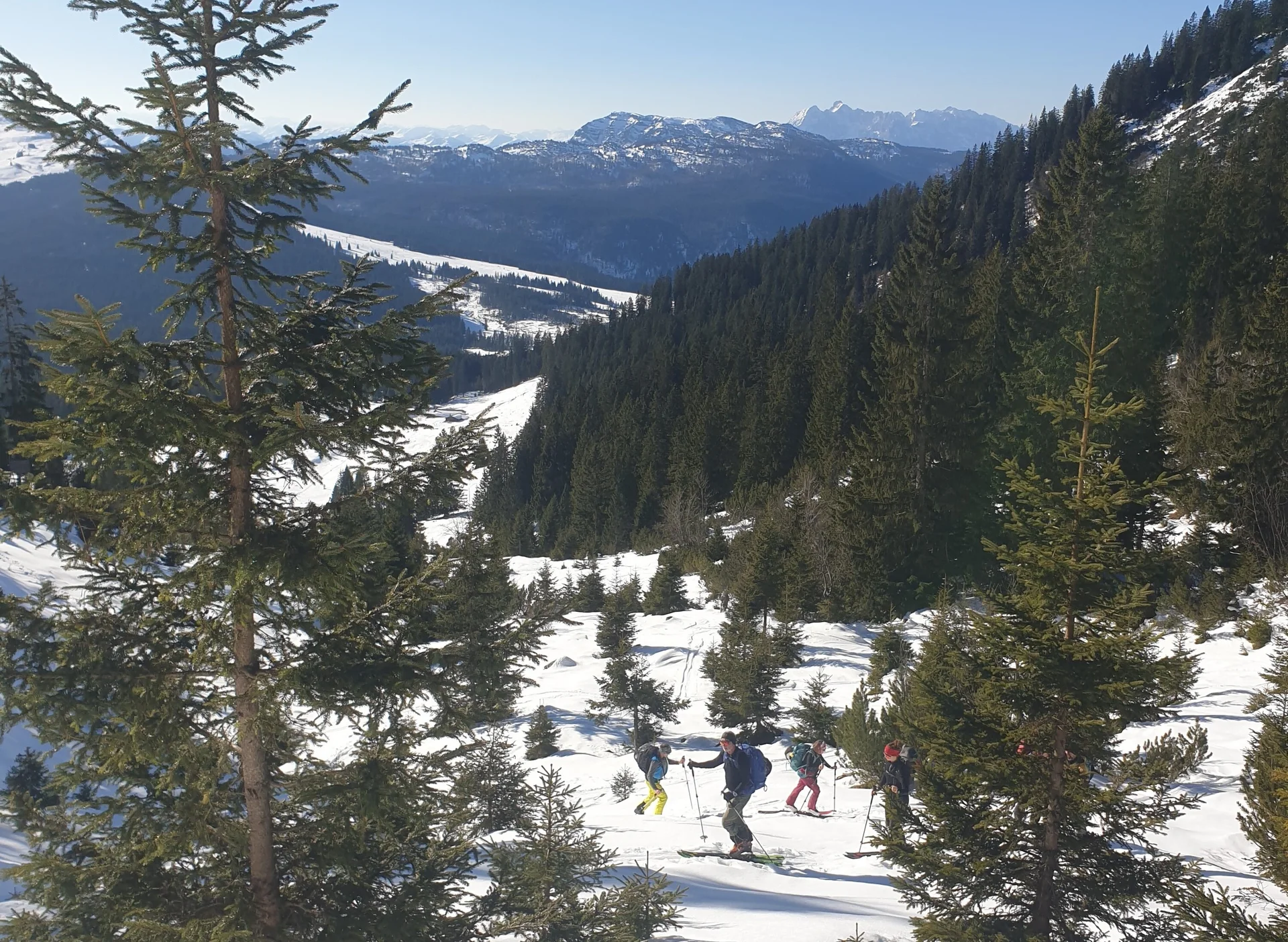 © (DAV Gangkofen) hinten rechts Wilder Kaiser
