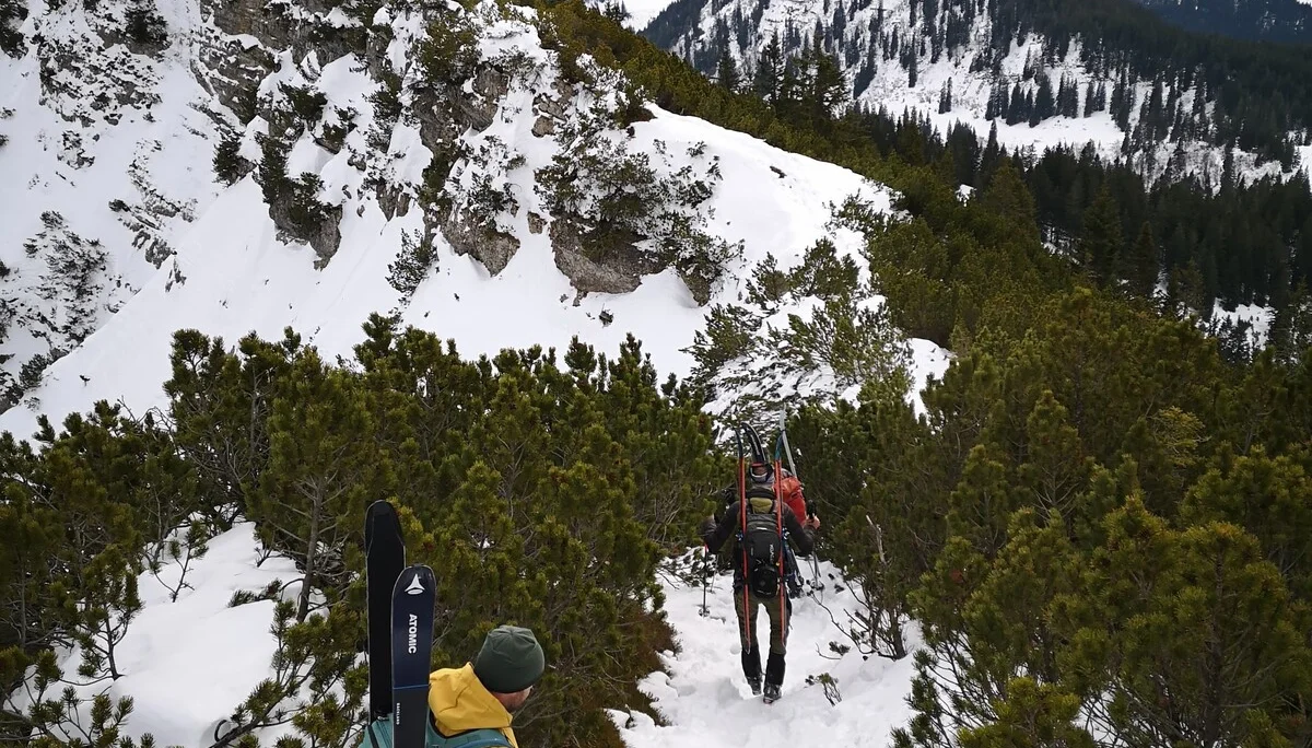 © (DAV Gangkofen) Abstieg zum Gimplingsattel