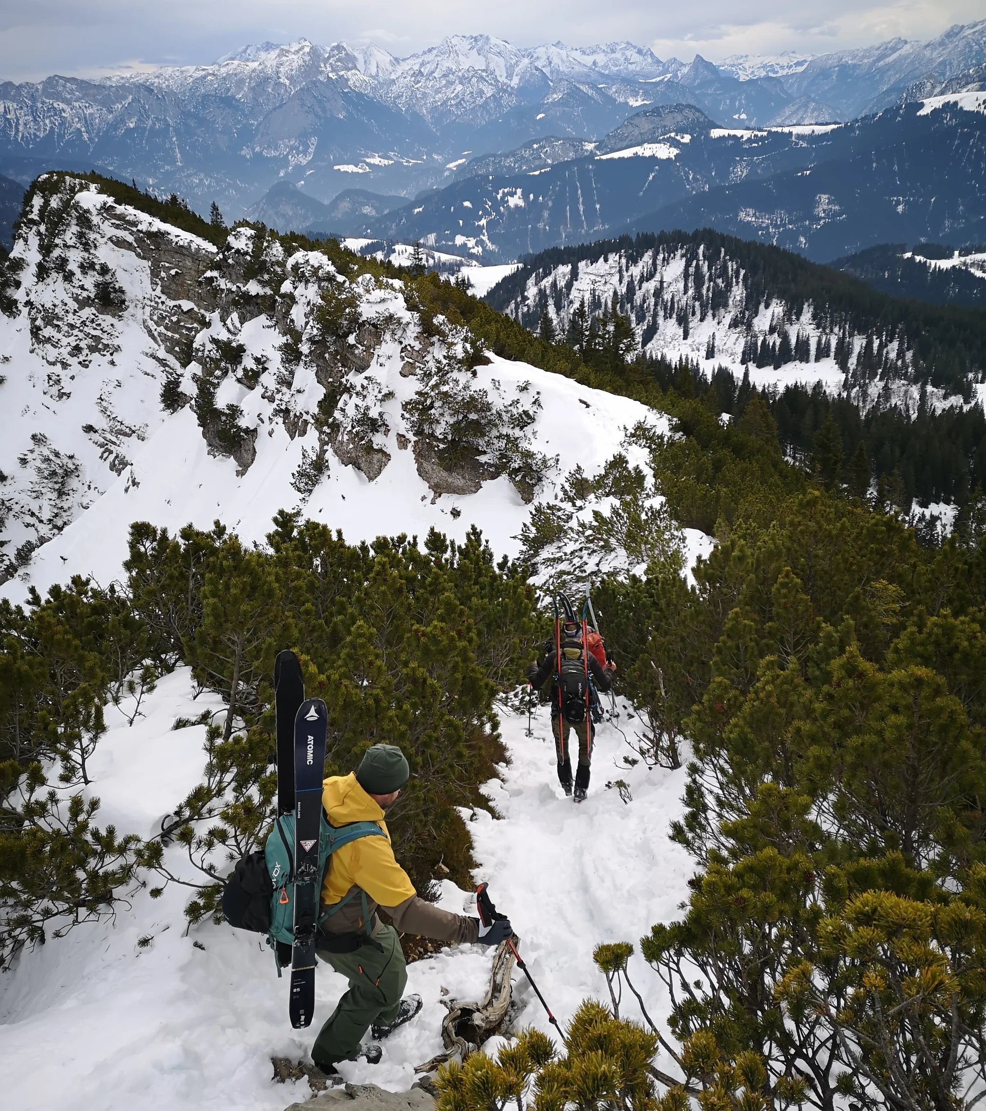 © (DAV Gangkofen) Abstieg zum Gimplingsattel