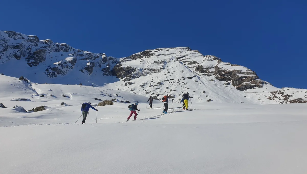 © (DAV Gangkofen) Aufstieg zur Leitenscharte