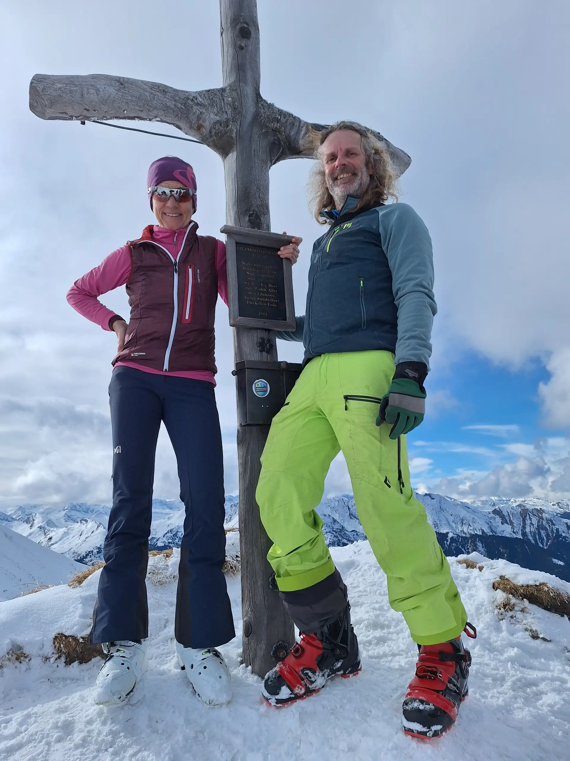 © DAV-Gangkofen - Waldtraud und Stefan am Gipfel des Filsmooshördl