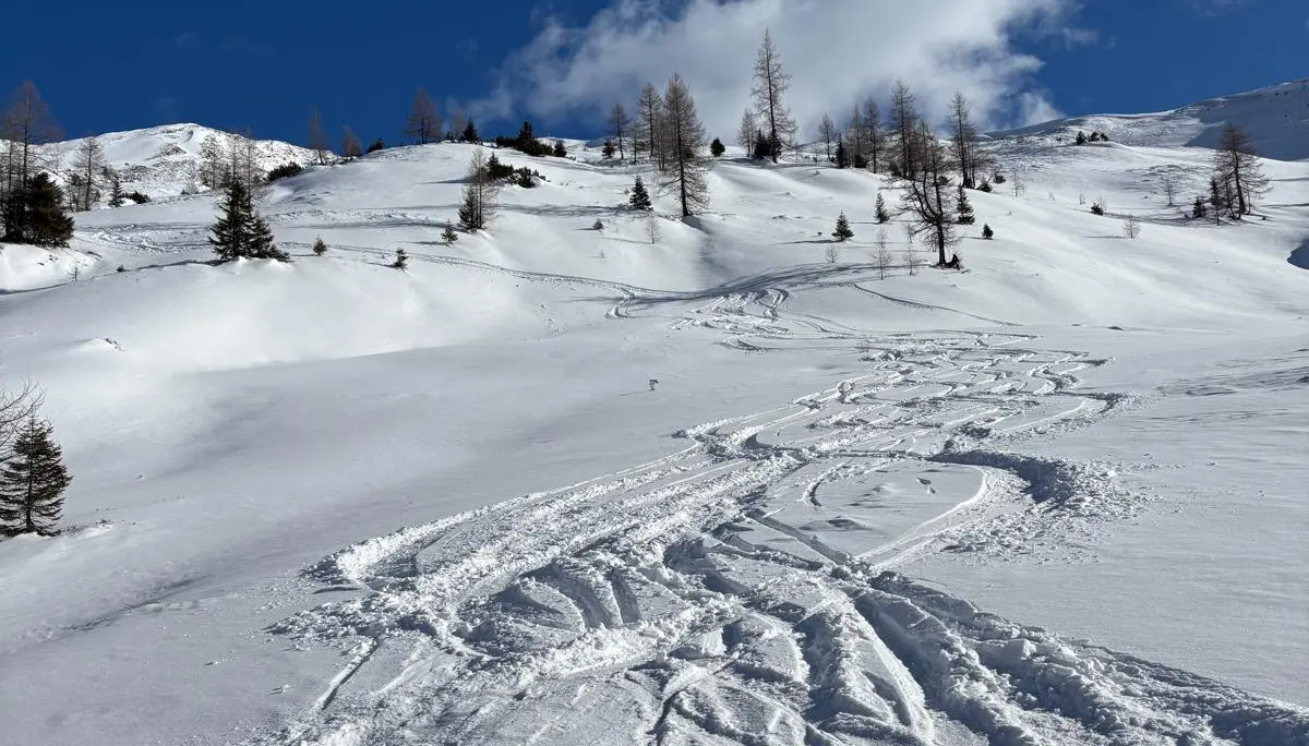 © DAV-Gangkofen - Abfahrt vom Kreuzeck