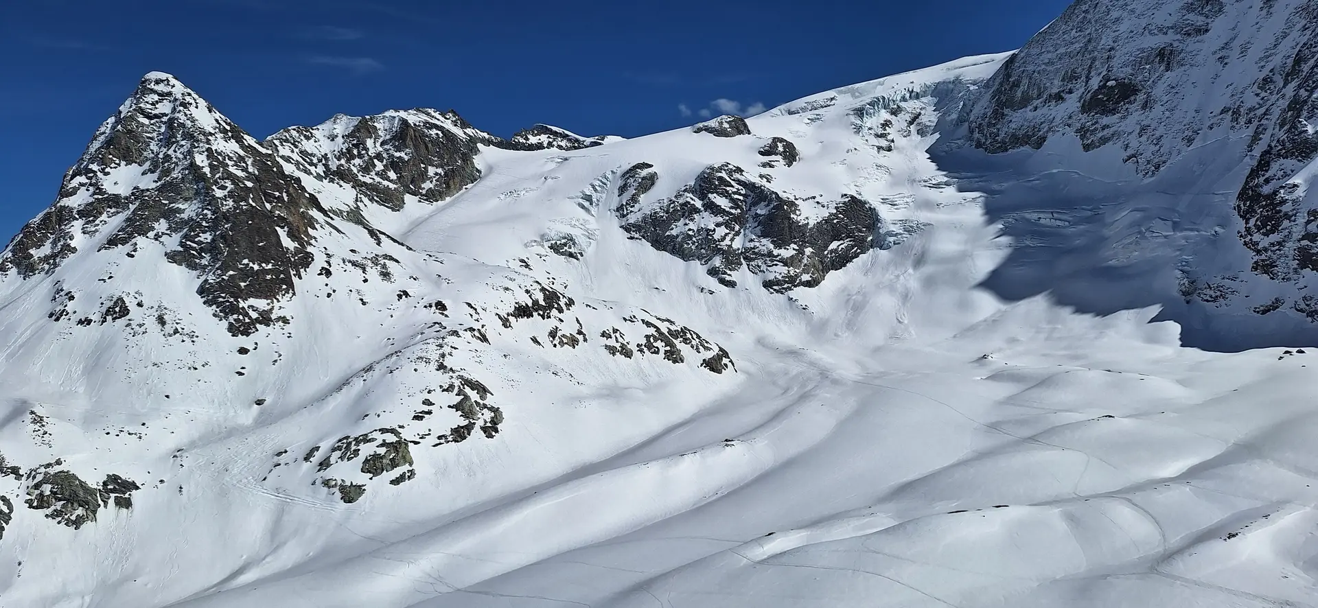 © (DAV-Gangkofen) - Blick zum Auftsieg am nächsten Tag