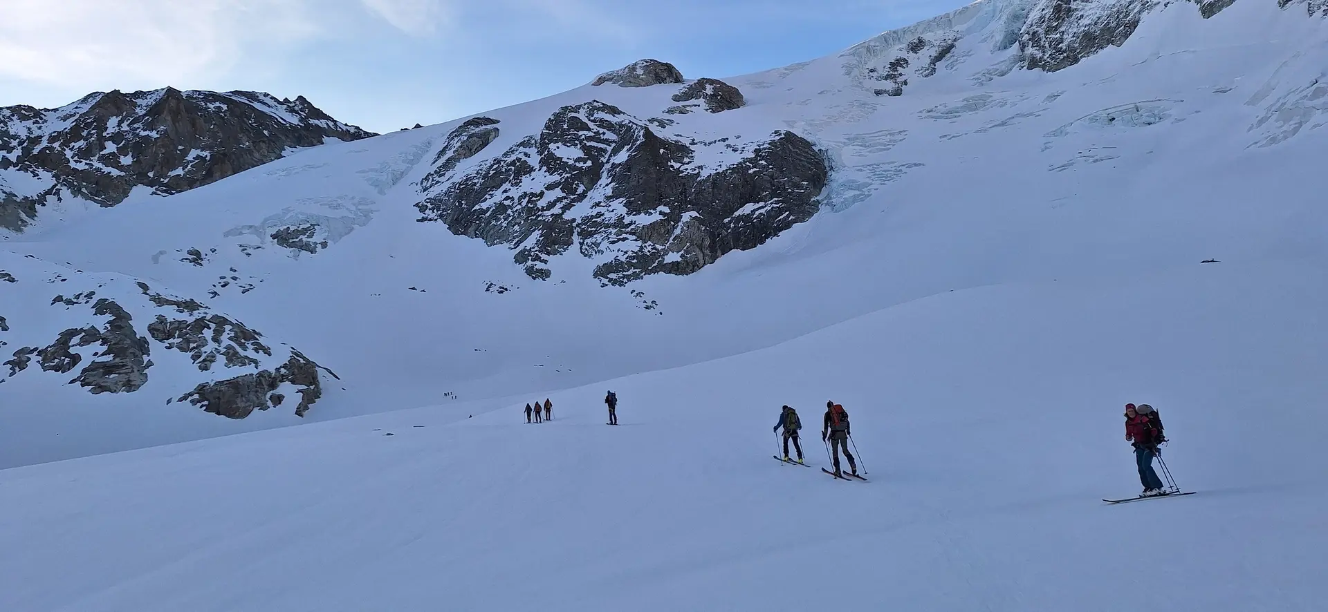 © (DAV-Gangkofen) - Aufbruch Richtung Pigne d'Arolla 