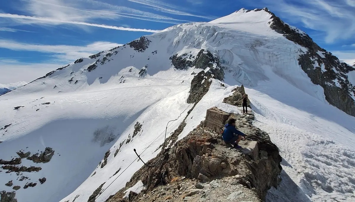 © (DAV-Gangkofen) - Blick zurück zum Pigne d'Arolla 