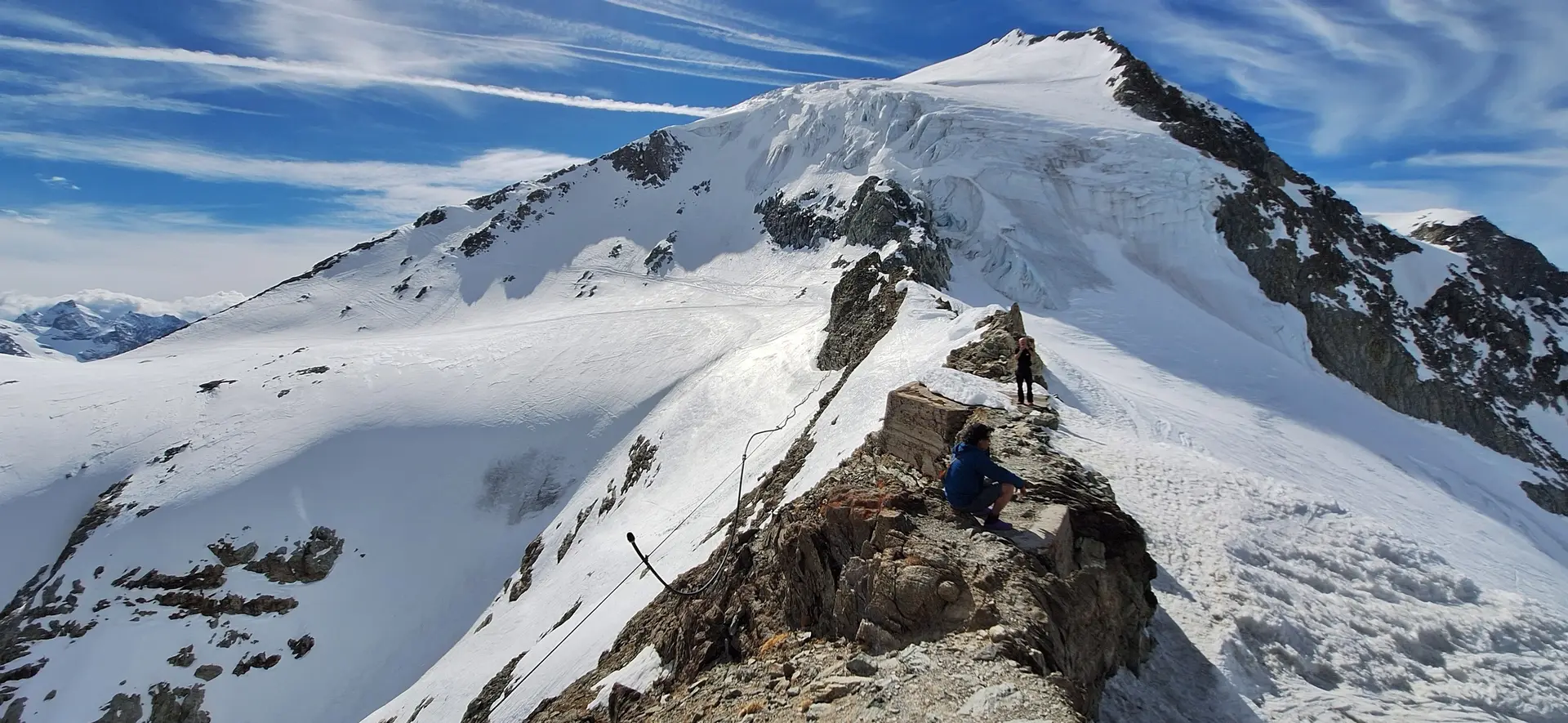 © (DAV-Gangkofen) - Blick zurück zum Pigne d'Arolla 