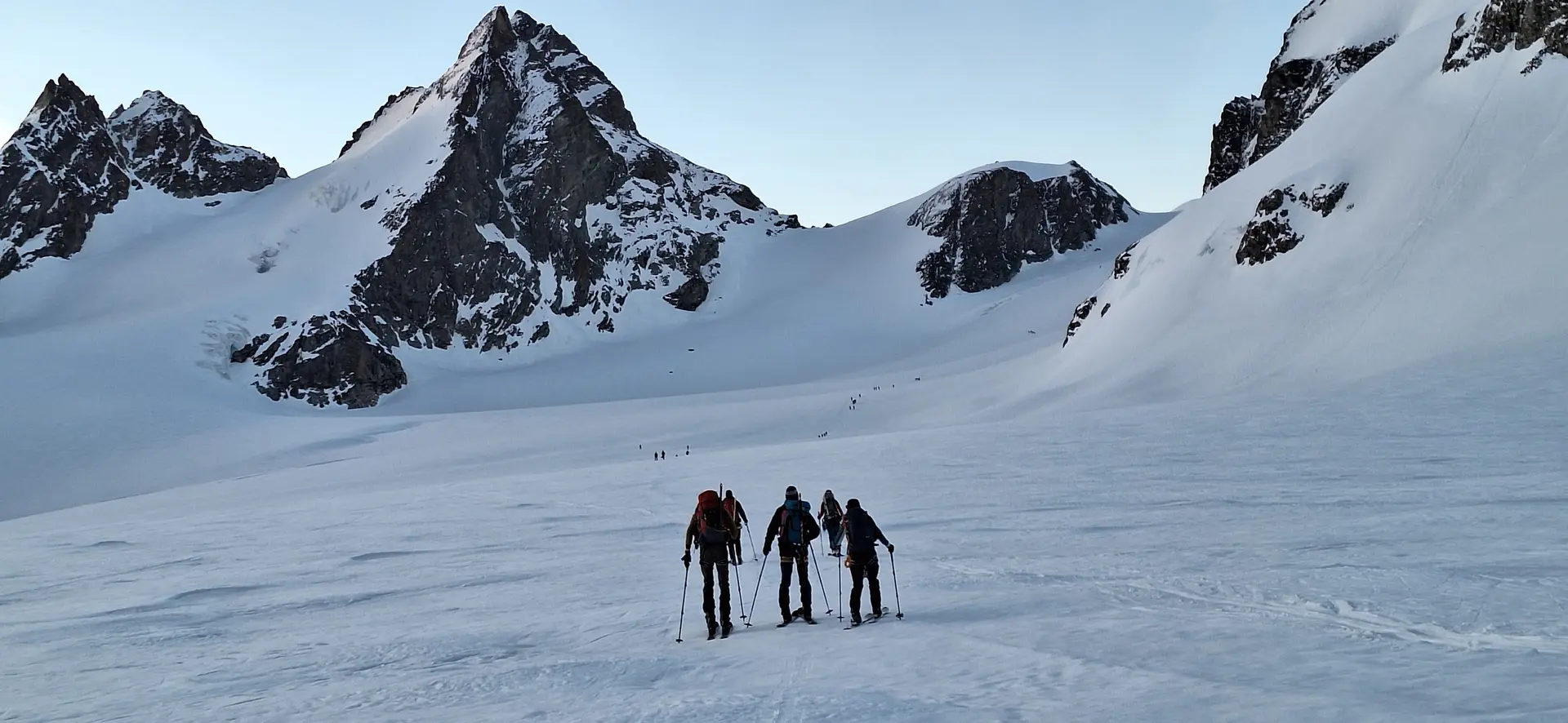 © (DAV-Gangkofen) - über den langen Gletscher zum Col de l'Evêque (3382m) 