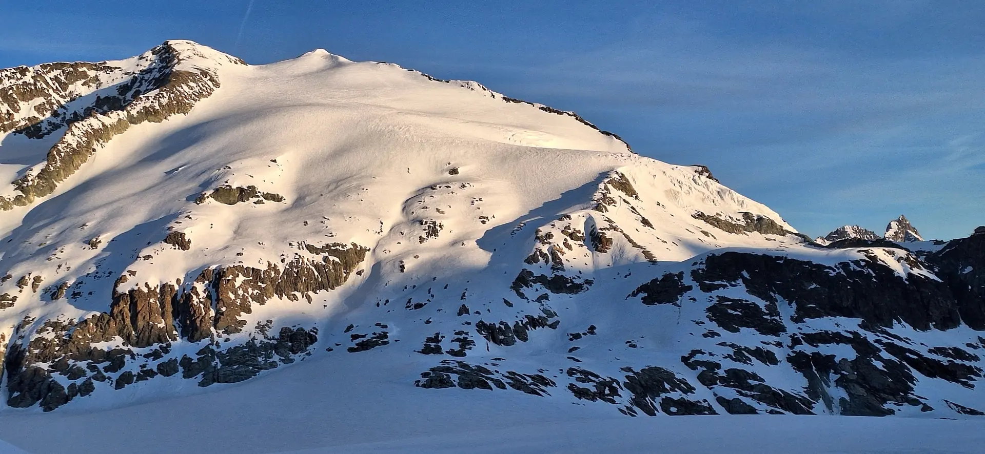 © (DAV-Gangkofen) - Blick zurück zum Pigne d'Arolla (3790) 