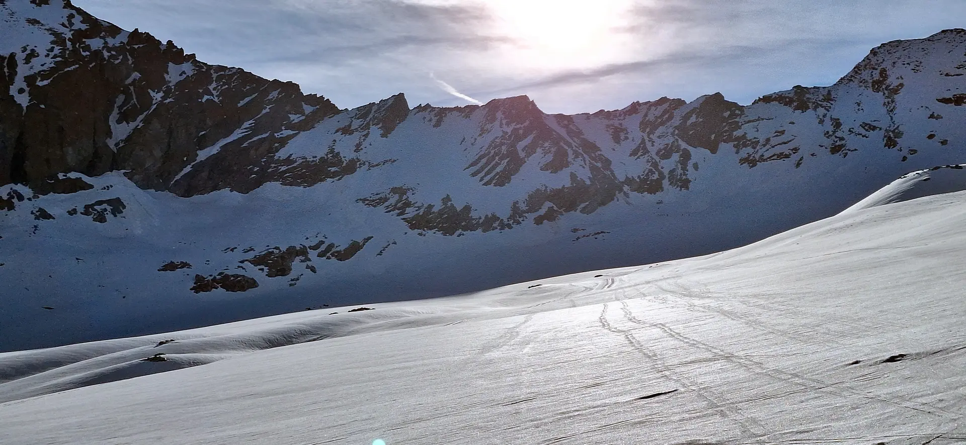 © (DAV-Gangkofen) - Blick zum Col du Mont Brulé (3213) 