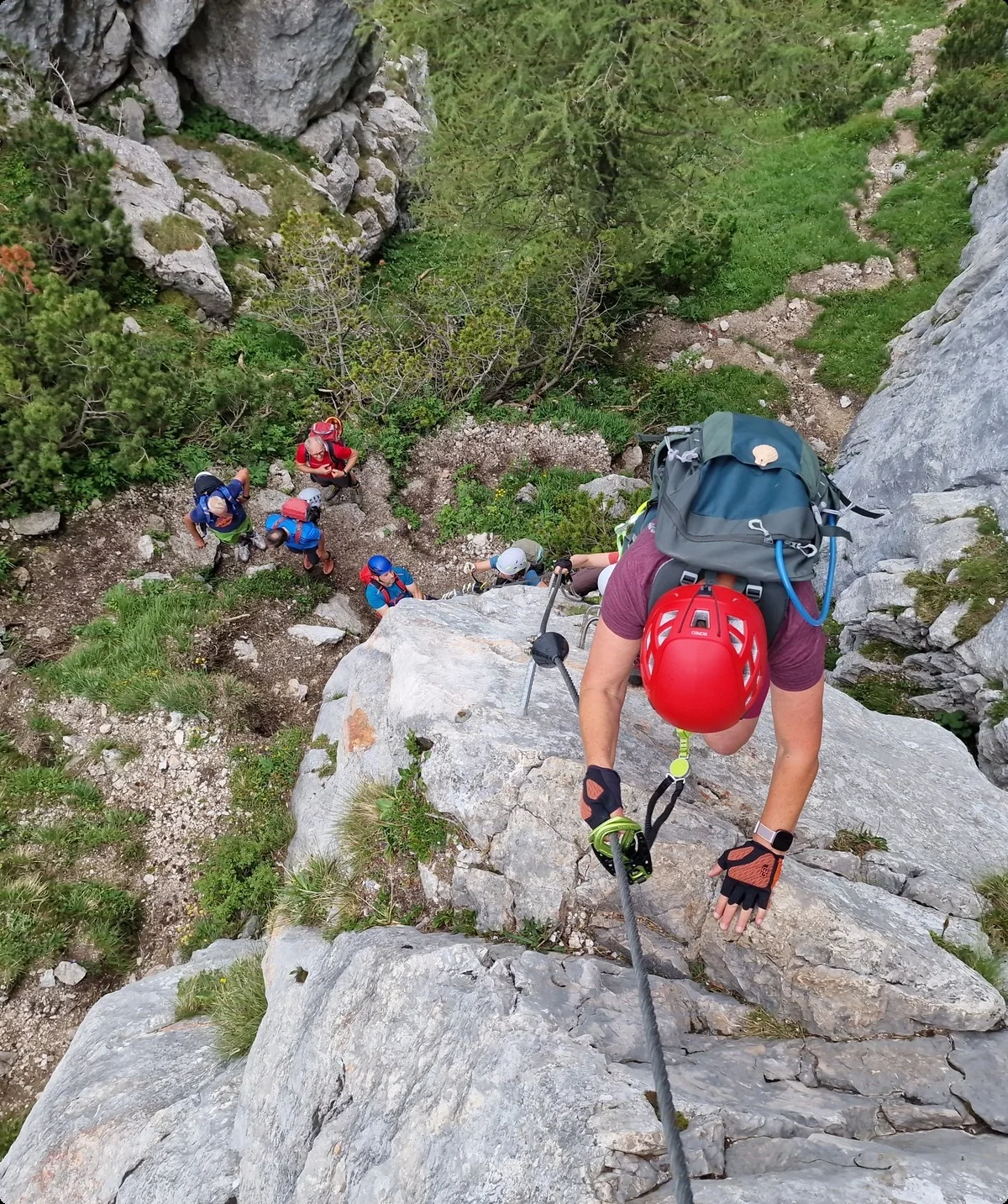 © DAV-Gangkofen\Martin Götz (KS S'Schustagangl - Steinplatte)