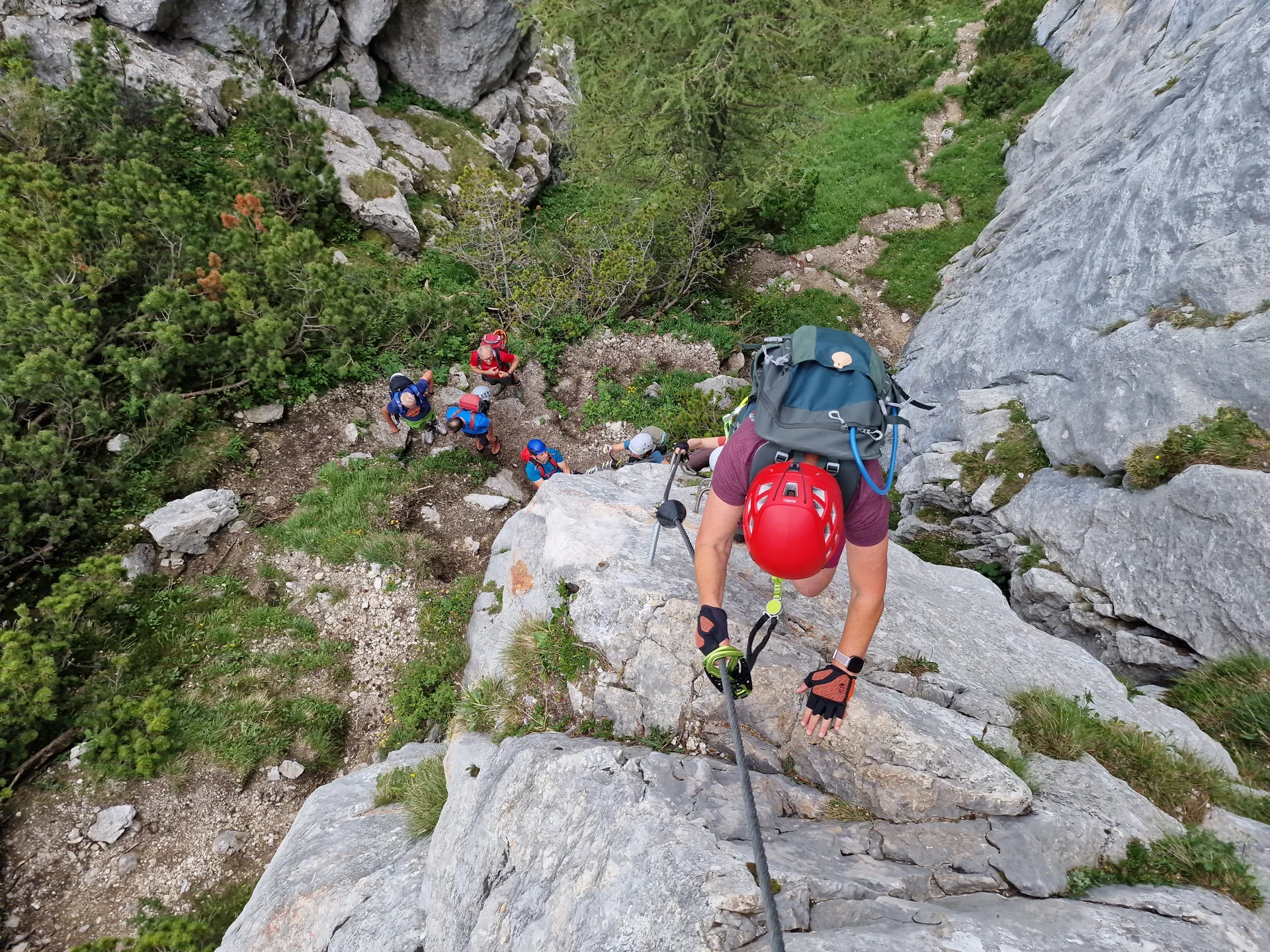© DAV-Gangkofen\Martin Götz (KS S'Schustagangl - Steinplatte)