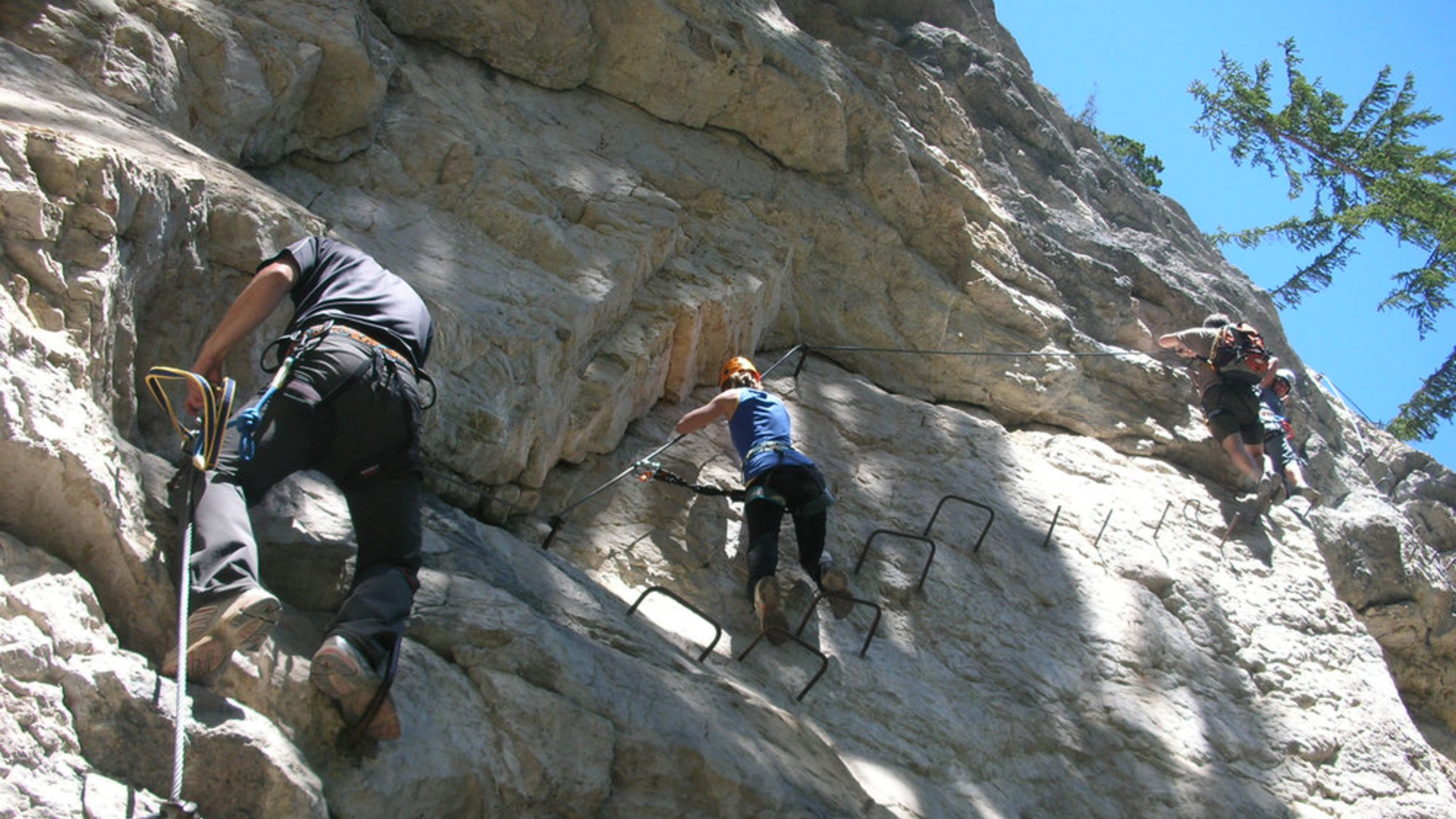 © copyright Maria Eisl (Quelle: https://postalm.abtenau-info.at/sommer/klettersteig/) (KS Postalm) © copyright Maria Eisl (Quelle: https://postalm.abtenau-info.at/sommer/klettersteig/) (KS Postalm)