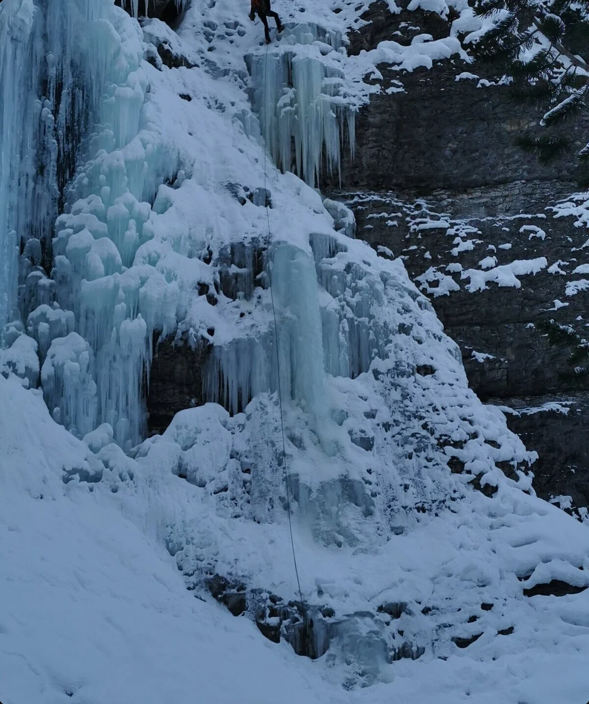Eisklettern | © DAV Gangkofen\Martin Götz Eisklettern Mösele Graben