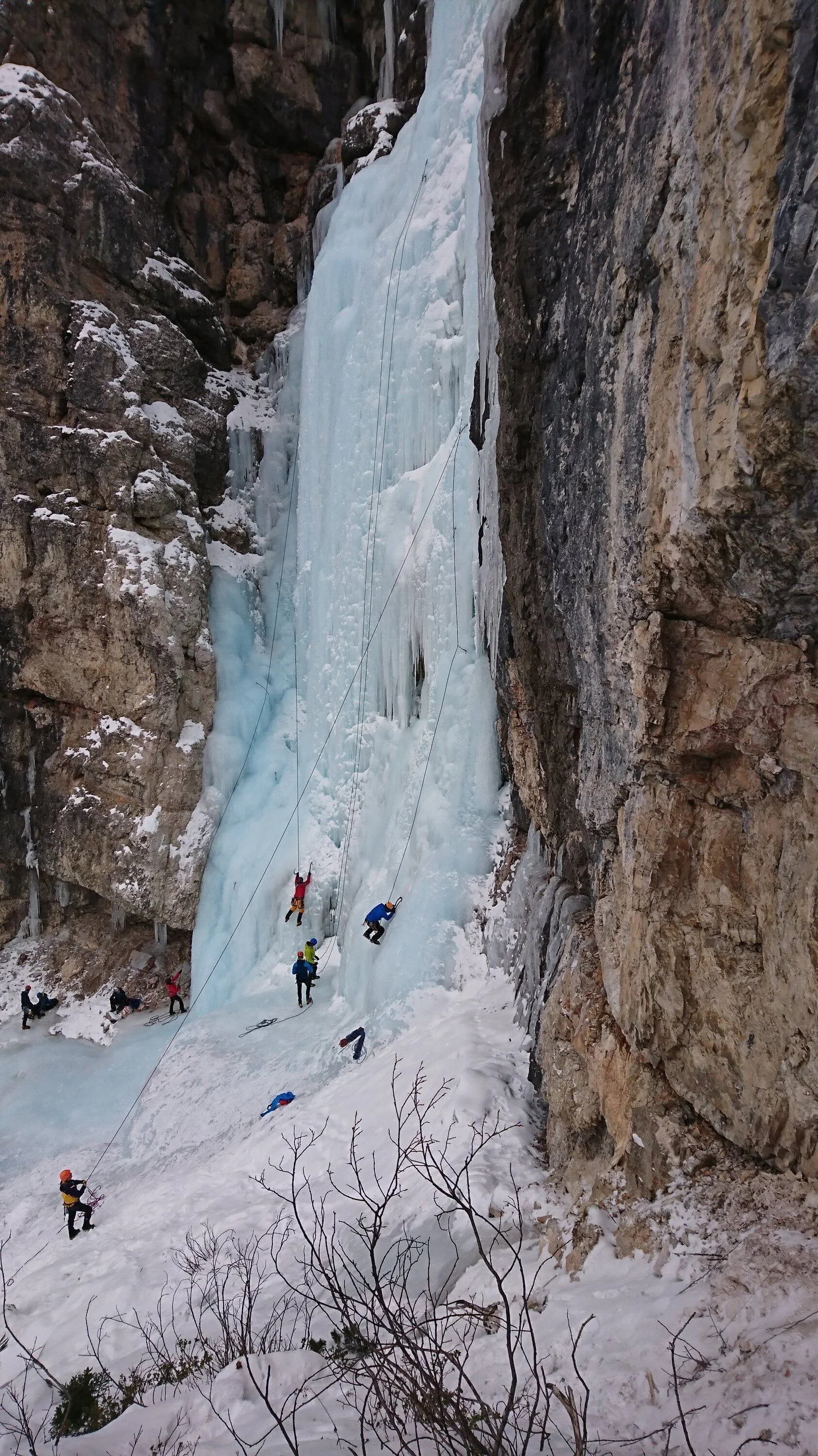Eiskletterkurs | © DAV Gangkofen\Martin Götz - Eisklettern Außerprags 2019
