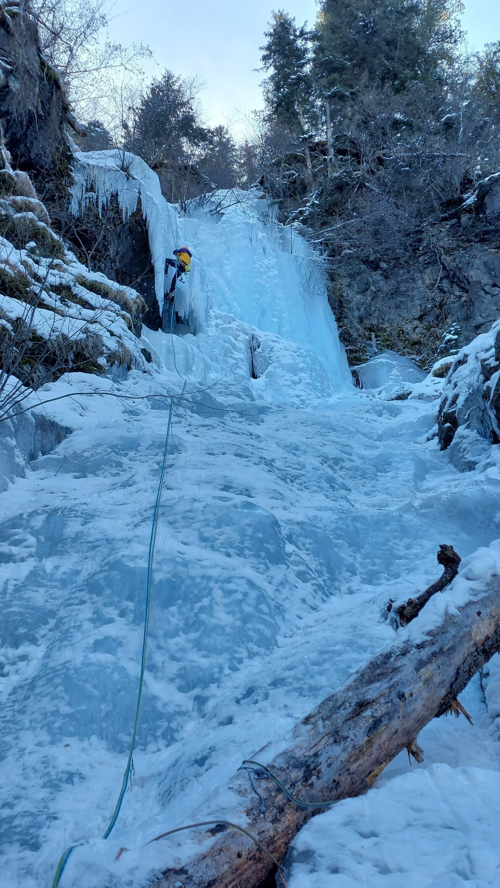 Eiskletterkurs | © DAV Gangkofen\Martin Götz - Ochsengarten Tomb Raider 2023