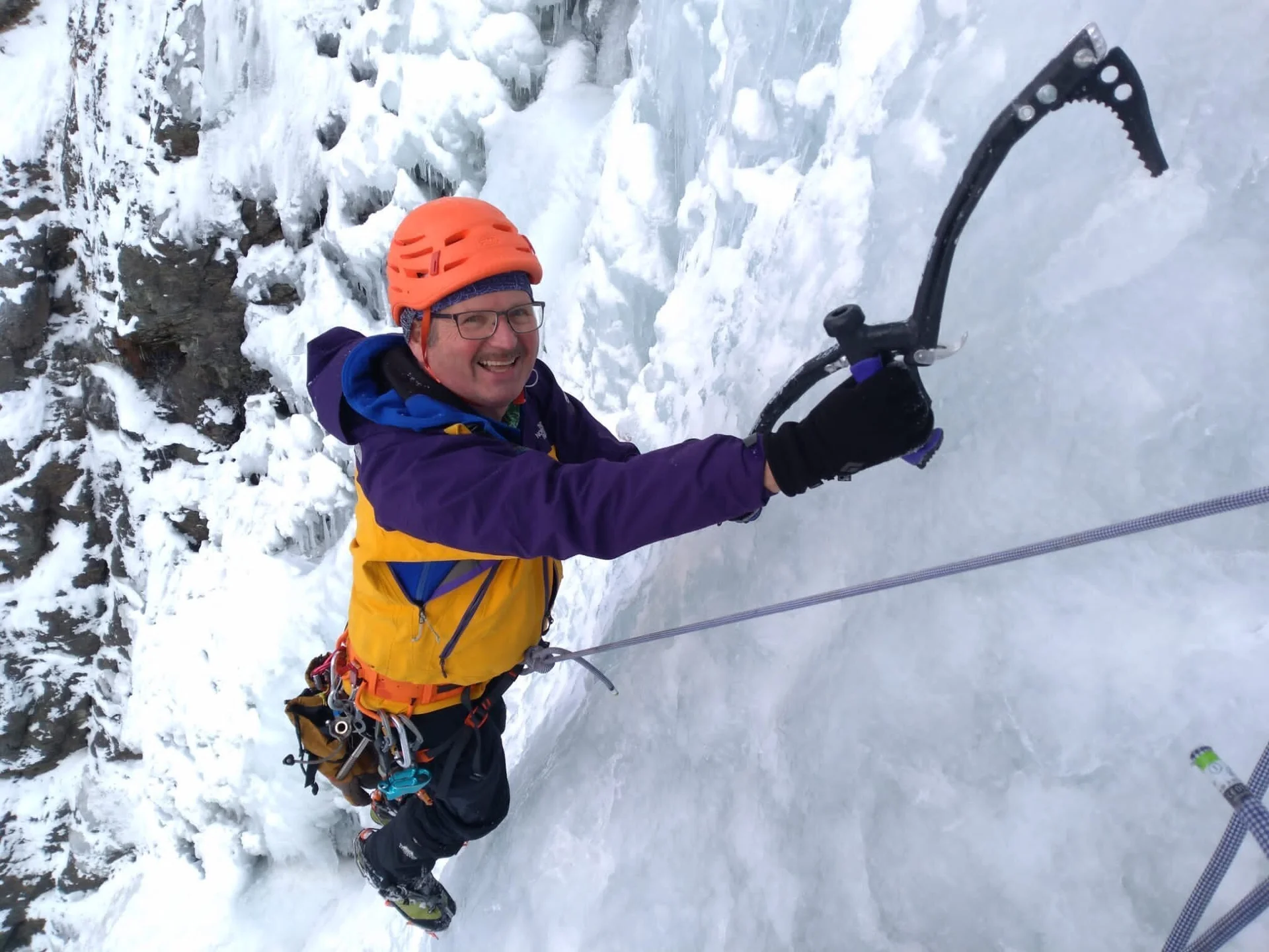 Eiskletterkurs | © DAV Gangkofen\Martin Götz - Eisklettern Lüsens Easy Afternoon 2022