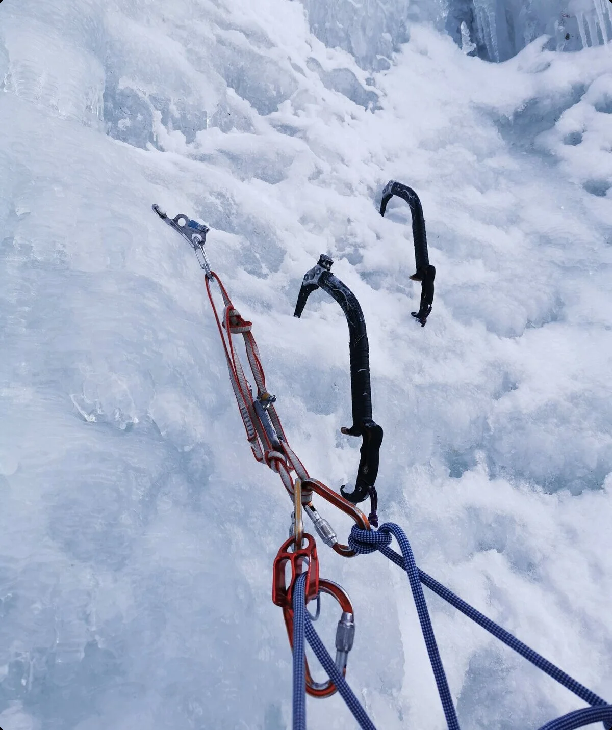 Eiskletterkurs | © DAV Gangkofen\Martin Götz - Eisklettern Lüsens Easy Afternoon 2022