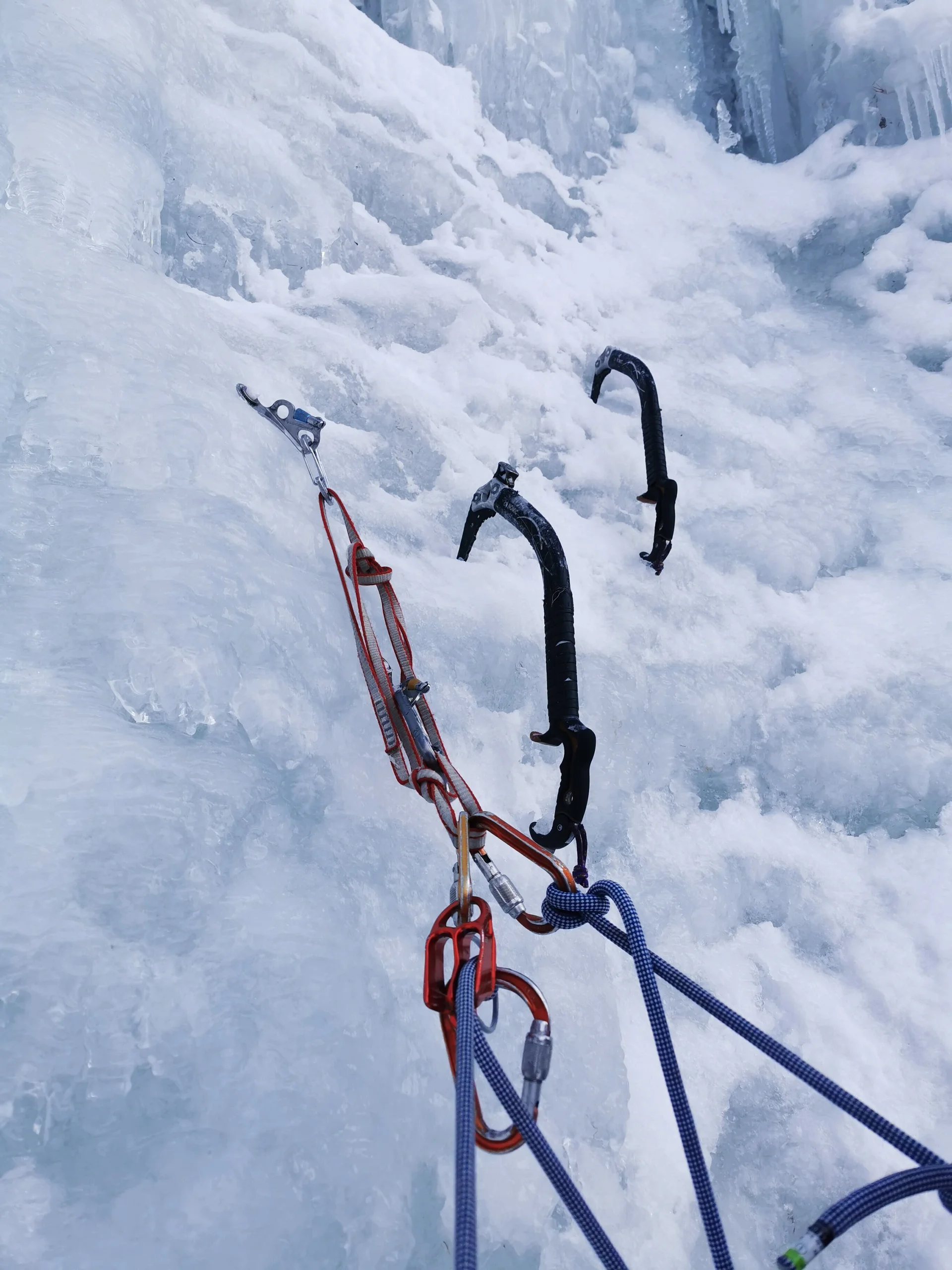 Eiskletterkurs | © DAV Gangkofen\Martin Götz - Eisklettern Lüsens Easy Afternoon 2022